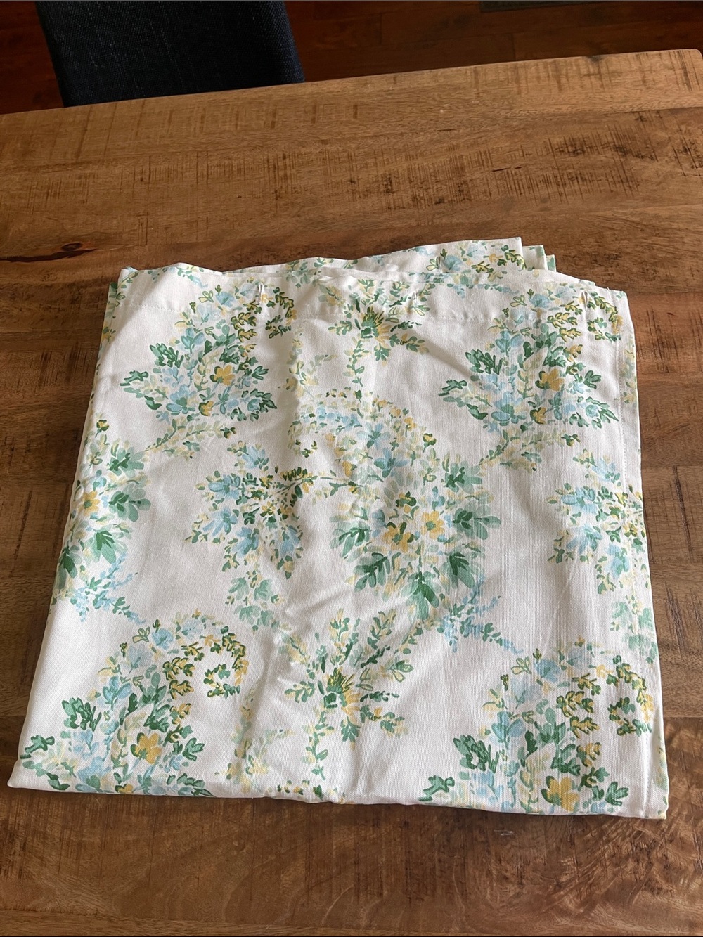 Ralph Lauren watercolor floral fabric shower curtain